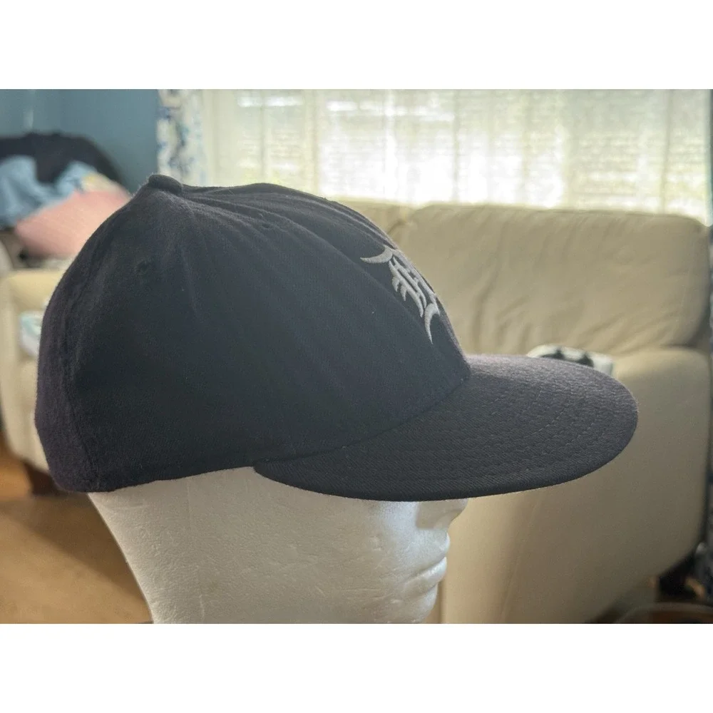 Vintage DETROIT TIGERS NEW ERA Pro Model DIAMOND HAT  Size‎ 7/3/8 - Picture 2 of 9